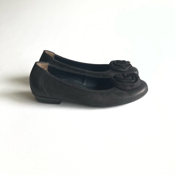 Paul Green Handmade Black Suede Genuine Leather Flats size UK 4.5, US 6.5 - Picture 3 of 16